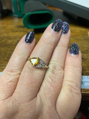 GIVEAWAY citrine 925 Ring #2